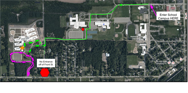 Drop-Off Traffic Flow Map